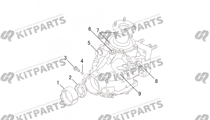 Раздаточная коробка 3 Haval H6