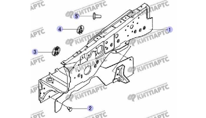 Брызговик моторного отсека Great Wall Safe (SUV G5)