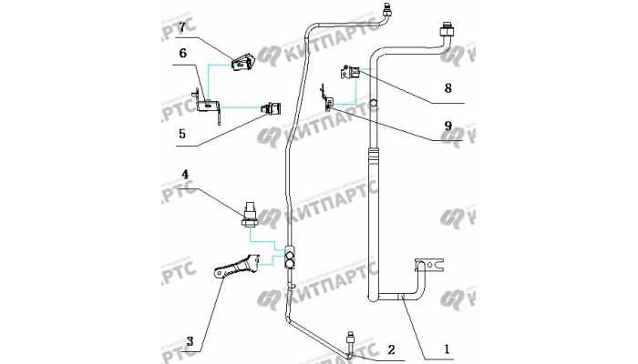 Трубки кондиционера BYD F3 (F3R)