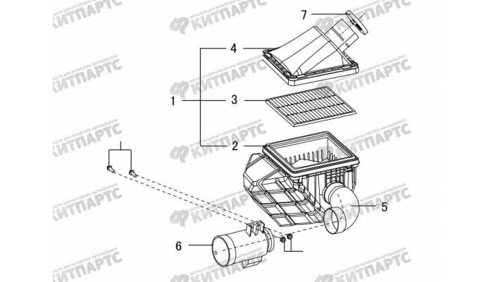 Корпус воздушного фильтра Great Wall Hover H3