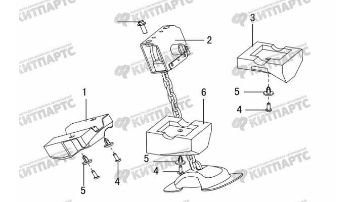 Лифт запасного колеса Great Wall Hover H5