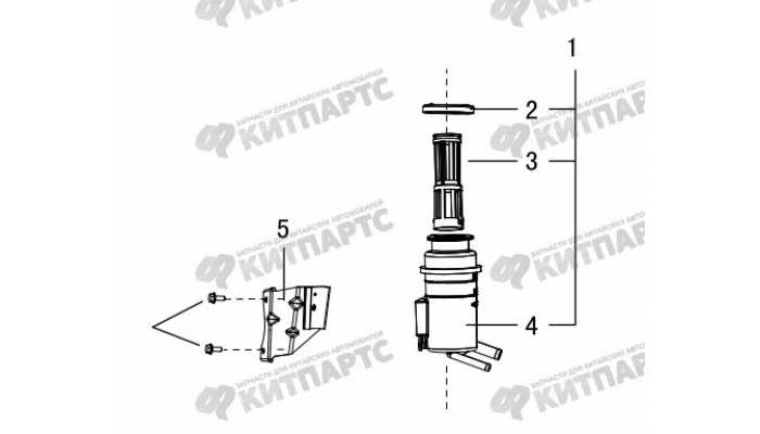 Бачок ГУР Great Wall Hover H5