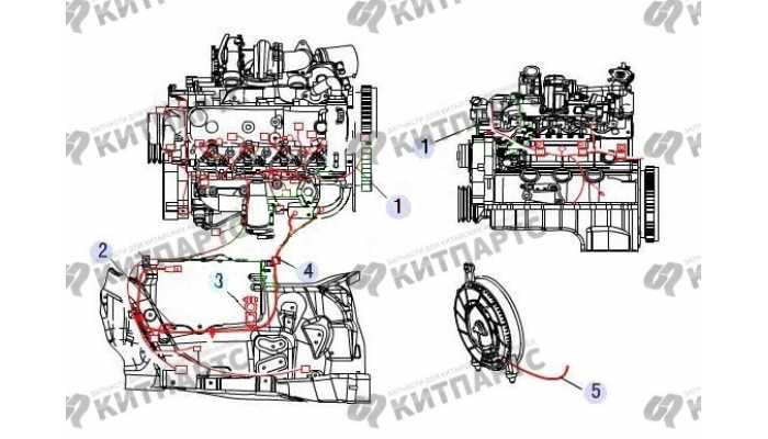 Жгут проводов двигателя Great Wall Wingle